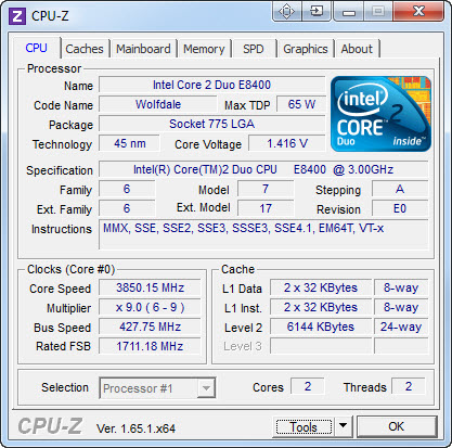 intel 2006 core2duo cpu